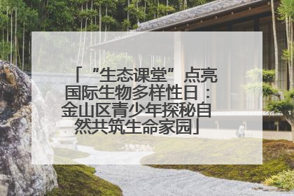 “生态课堂”点亮国际生物多样性日：金山区青少年探秘自然共筑生命家园