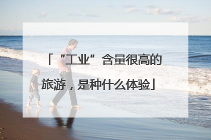 “工业”含量很高的旅游，是种什么体验