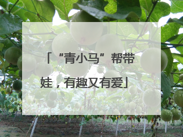 “青小马”帮带娃，有趣又有爱