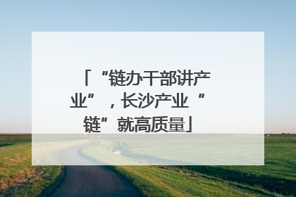 “链办干部讲产业”，长沙产业“链”就高质量