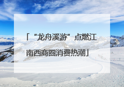 “龙舟溪游”点燃江南西商圈消费热潮