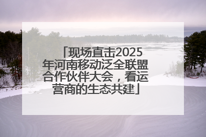 现场直击2025年河南移动泛全联盟合作伙伴大会，看运营商的生态共建