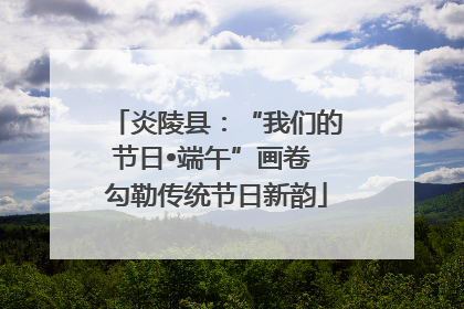 炎陵县：“我们的节日•端午”画卷 勾勒传统节日新韵