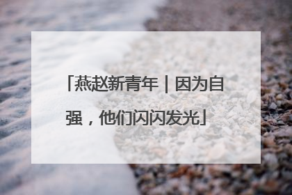 燕赵新青年｜因为自强，他们闪闪发光