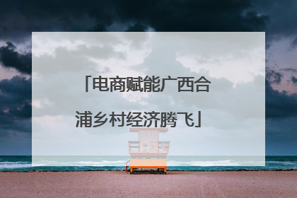 电商赋能广西合浦乡村经济腾飞