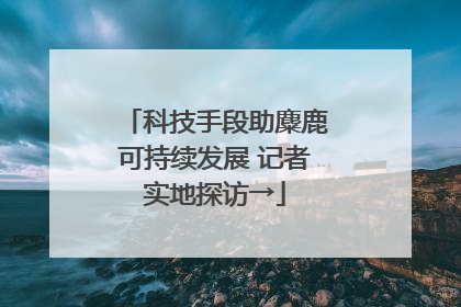 科技手段助麋鹿可持续发展 记者实地探访→
