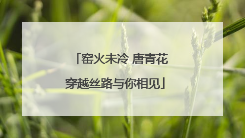 窑火未冷 唐青花穿越丝路与你相见