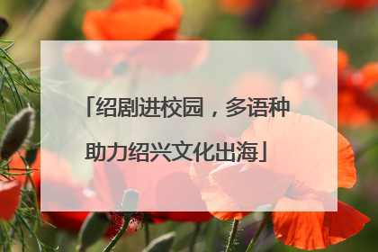 绍剧进校园，多语种助力绍兴文化出海