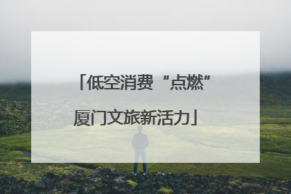 低空消费“点燃”厦门文旅新活力