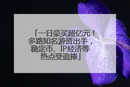 一日豪买超亿元！多路知名游资出手，稳定币、IP经济等热点受追捧