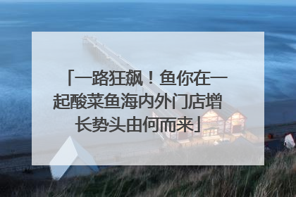 一路狂飙！鱼你在一起酸菜鱼海内外门店增长势头由何而来