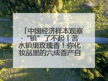 中国经济样本观察·“镇”了不起丨苦水镇里玫瑰香！你化妆品里的六成香产自这个小镇