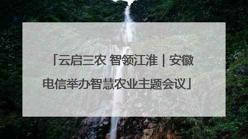 云启三农 智领江淮｜安徽电信举办智慧农业主题会议