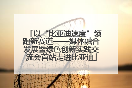 以“比亚迪速度”领跑新赛道——媒体融合发展暨绿色创新实践交流会首站走进比亚迪