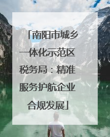 南阳市城乡一体化示范区税务局：精准服务护航企业合规发展