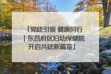 党建引领 健康同行｜东昌府区妇幼保健院开启共建新篇章