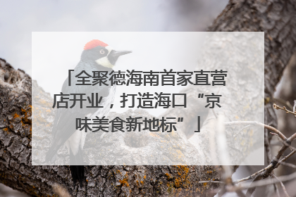 全聚德海南首家直营店开业，打造海口“京味美食新地标”