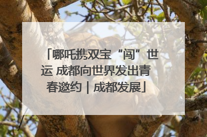 哪吒携双宝“闯”世运 成都向世界发出青春邀约｜成都发展
