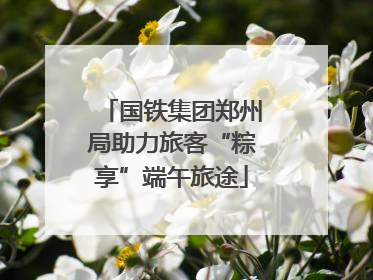 国铁集团郑州局助力旅客“粽享”端午旅途