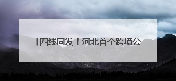 四线同发！河北首个跨境公路运输集结中心启动运营