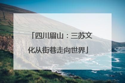 四川眉山：三苏文化从街巷走向世界