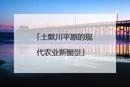 土默川平原的现代农业新图景