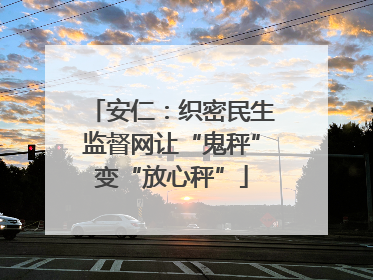 安仁：织密民生监督网让“鬼秤”变“放心秤”