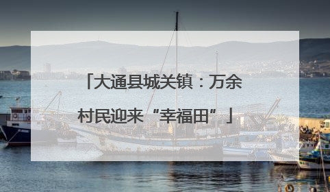 大通县城关镇：万余村民迎来“幸福田”