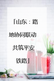 山东：路地协同联动 共筑平安铁路
