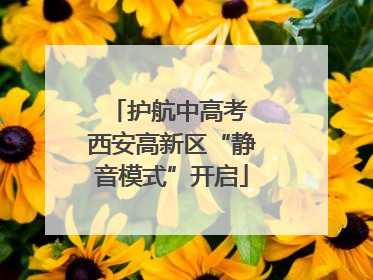 护航中高考 西安高新区“静音模式”开启