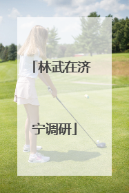 林武在济宁调研