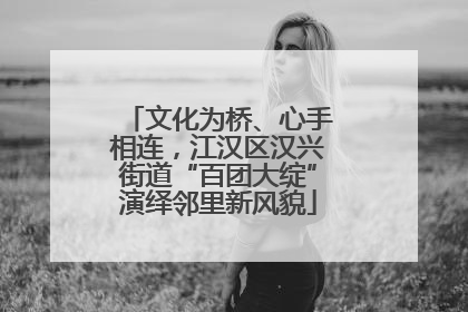 文化为桥、心手相连，江汉区汉兴街道“百团大绽”演绎邻里新风貌