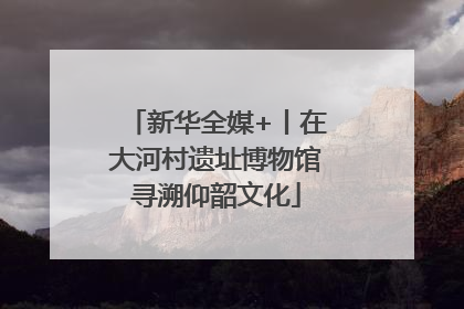 新华全媒+丨在大河村遗址博物馆寻溯仰韶文化