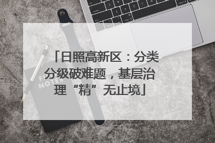 日照高新区：分类分级破难题，基层治理“精”无止境