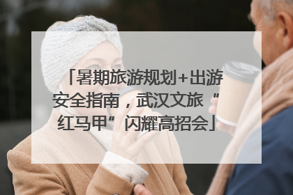暑期旅游规划+出游安全指南，武汉文旅“红马甲”闪耀高招会