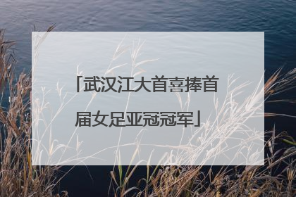 武汉江大首喜捧首届女足亚冠冠军
