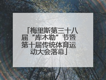 梅里斯第三十八届“库木勒”节暨第十届传统体育运动大会落幕