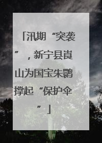 汛期“突袭”，新宁县崀山为国宝朱鹮撑起“保护伞”