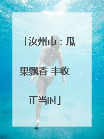 汝州市：瓜果飘香 丰收正当时