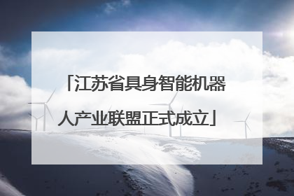 江苏省具身智能机器人产业联盟正式成立