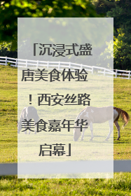 沉浸式盛唐美食体验！西安丝路美食嘉年华启幕