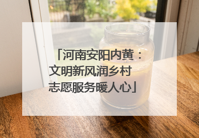 河南安阳内黄：文明新风润乡村 志愿服务暖人心