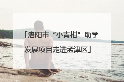 洛阳市“小青柑”助学发展项目走进孟津区
