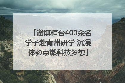 淄博桓台400余名学子赴青州研学 沉浸体验点燃科技梦想