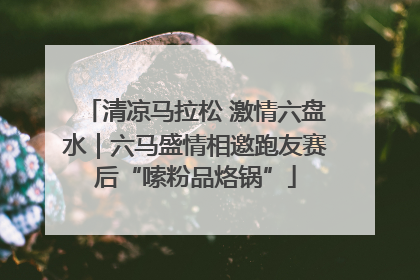 清凉马拉松 激情六盘水｜六马盛情相邀跑友赛后“嗦粉品烙锅”