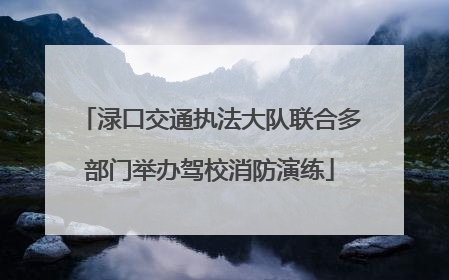 渌口交通执法大队联合多部门举办驾校消防演练