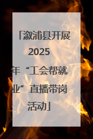 溆浦县开展 2025 年“工会帮就业”直播带岗活动