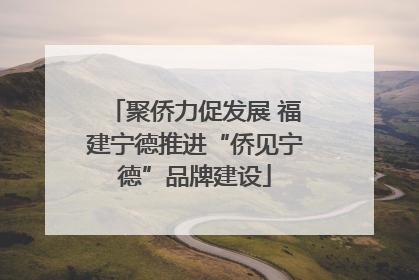 聚侨力促发展 福建宁德推进“侨见宁德”品牌建设