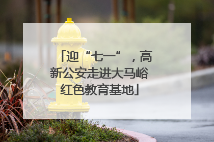 迎“七一”，高新公安走进大马峪红色教育基地