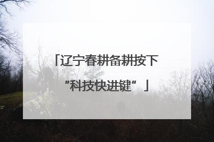辽宁春耕备耕按下“科技快进键”